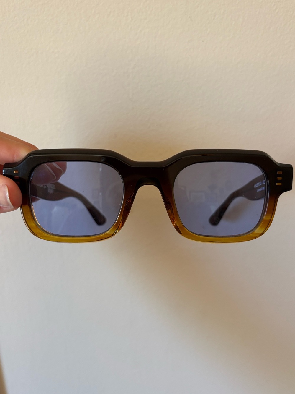 THIERRY LASRY x Midnight Rodeo Thick Frame Sunglasses & Case, Bag, Original Box